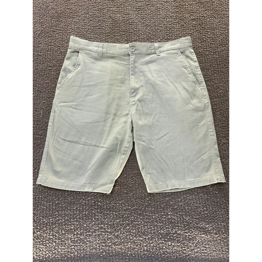 Brooklyn Cloth The Twill Short Mens 36 Khaki Tan Stretch Cotton Chino Shorts